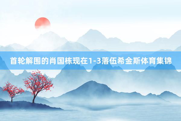 首轮解围的肖国栋现在1-3落伍希金斯体育集锦