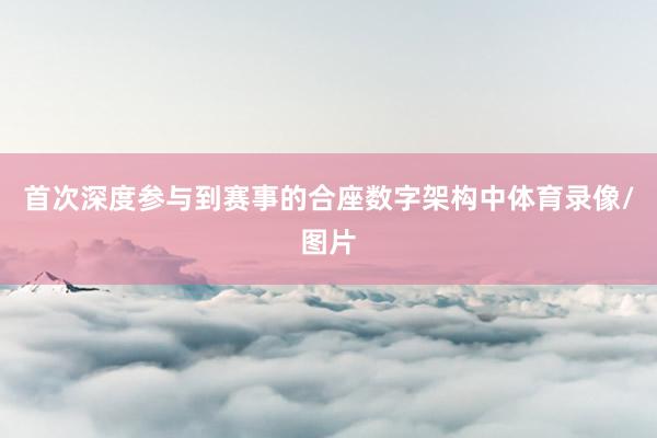 首次深度参与到赛事的合座数字架构中体育录像/图片