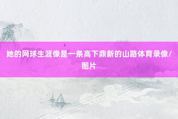 她的网球生涯像是一条高下鼎新的山路体育录像/图片