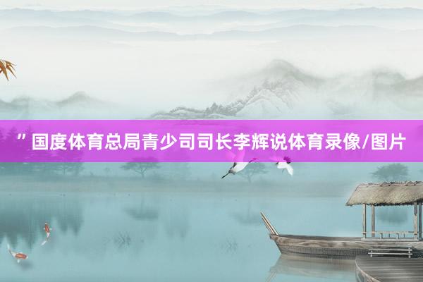 ”国度体育总局青少司司长李辉说体育录像/图片