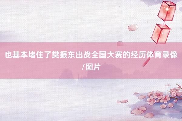 也基本堵住了樊振东出战全国大赛的经历体育录像/图片