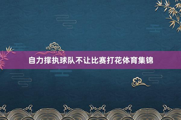 自力撑执球队不让比赛打花体育集锦