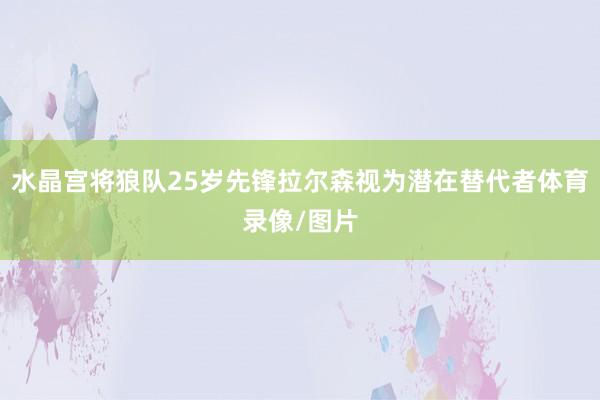 水晶宫将狼队25岁先锋拉尔森视为潜在替代者体育录像/图片