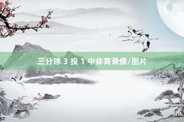 三分球 3 投 1 中体育录像/图片