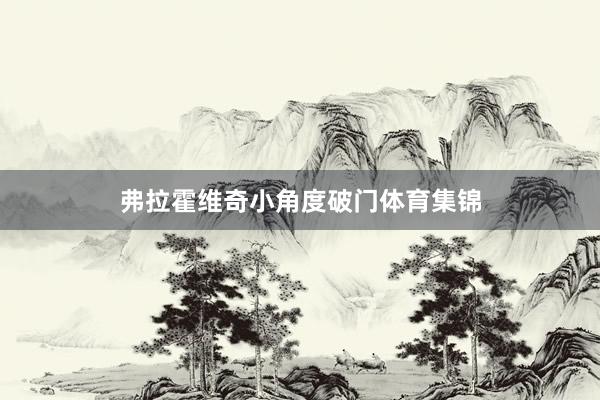 弗拉霍维奇小角度破门体育集锦