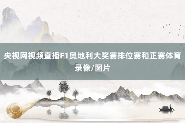 央视网视频直播F1奥地利大奖赛排位赛和正赛体育录像/图片