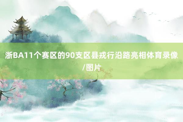 浙BA11个赛区的90支区县戎行沿路亮相体育录像/图片