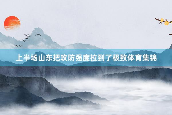 上半场山东把攻防强度拉到了极致体育集锦