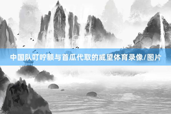 中国队叮咛额与首瓜代取的威望体育录像/图片